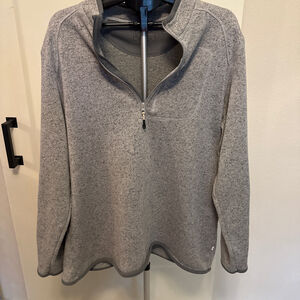 Men's Magellan Outdoors Grey Quarter-Zip Sweater XXL